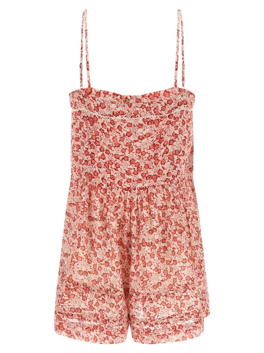 Red 'Vickia' Jumpsuit 2