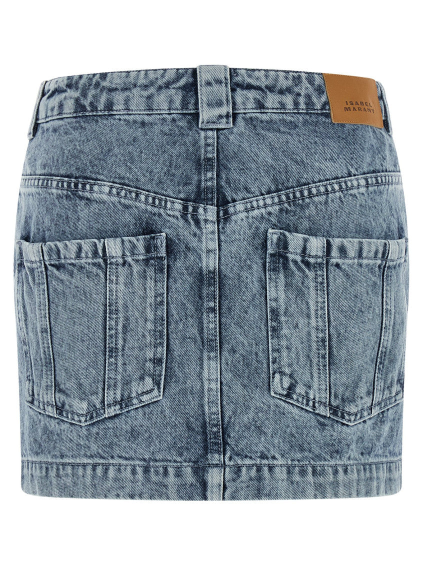 Light Blue 'Juana' Skirt 2