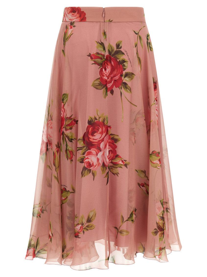 Pink 'Bouquet Rose' Skirt 2