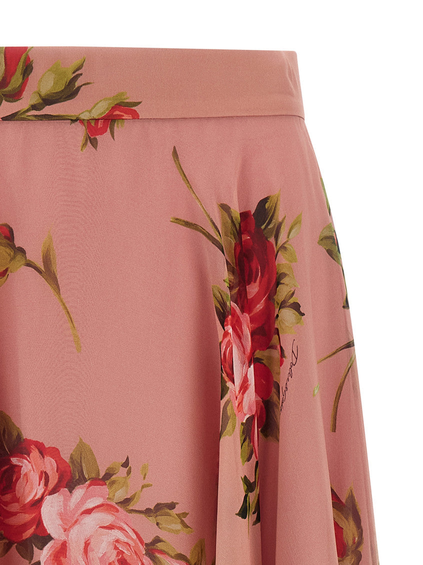 Pink 'Bouquet Rose' Skirt 3