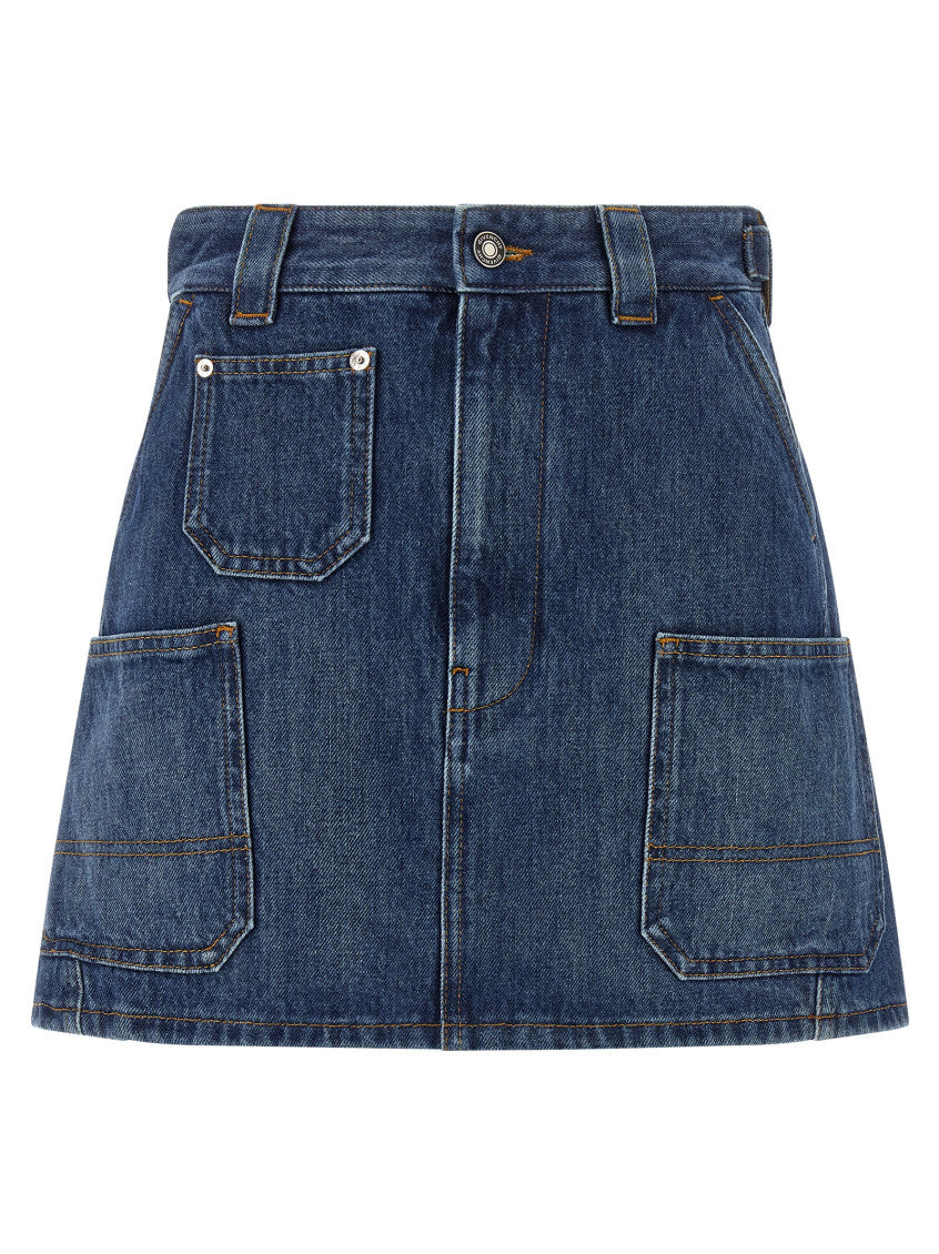 Blue Denim Skirt 1