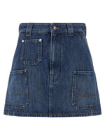 Blue Denim Skirt 1