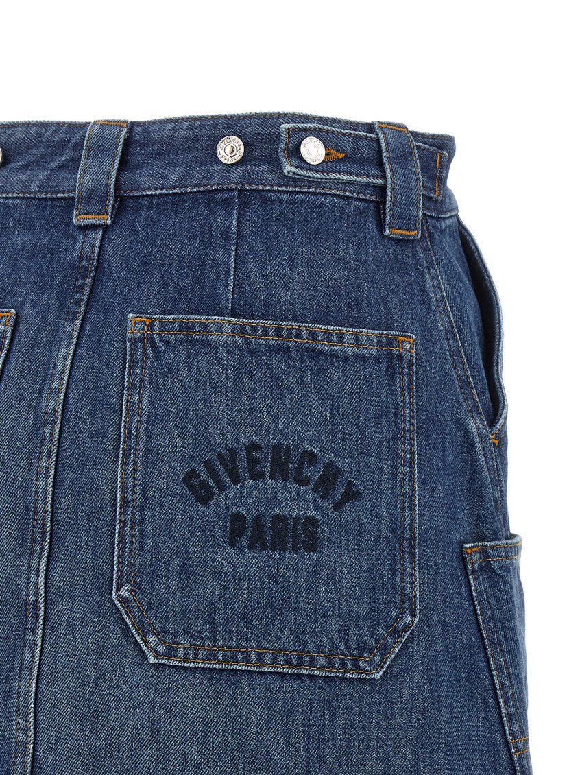 Blue Denim Skirt 4
