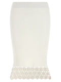 White 'Cotton Crochet' Skirt 1