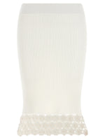 White 'Cotton Crochet' Skirt 1
