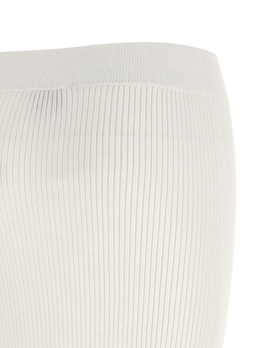 White 'Cotton Crochet' Skirt 4