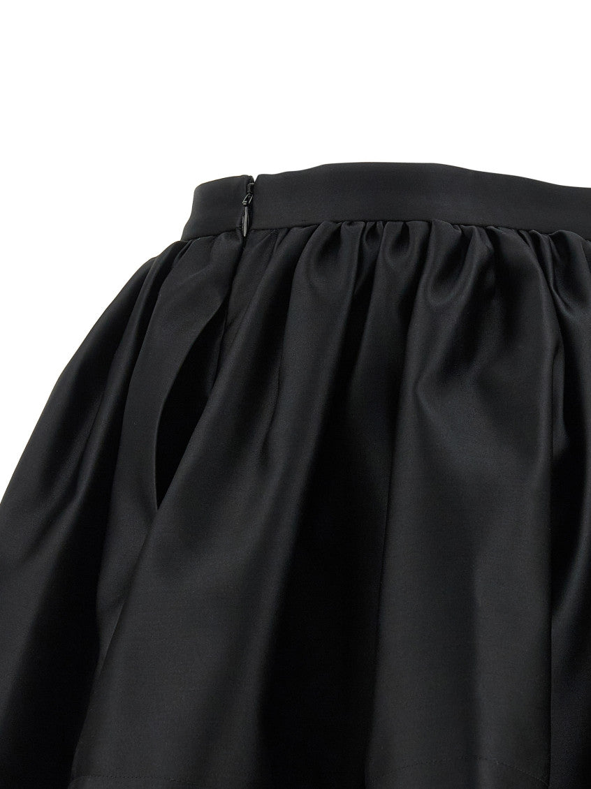 Black Satin Skirt 4