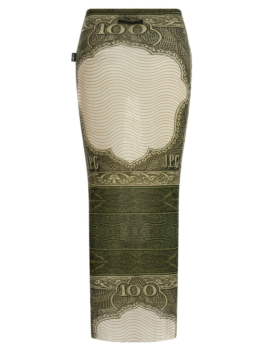 Multicolor 'Re-edition - The Green Cartouche' Skirt 2