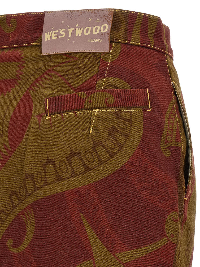 Multicolor 'Trousers Skirt' Skirt 4