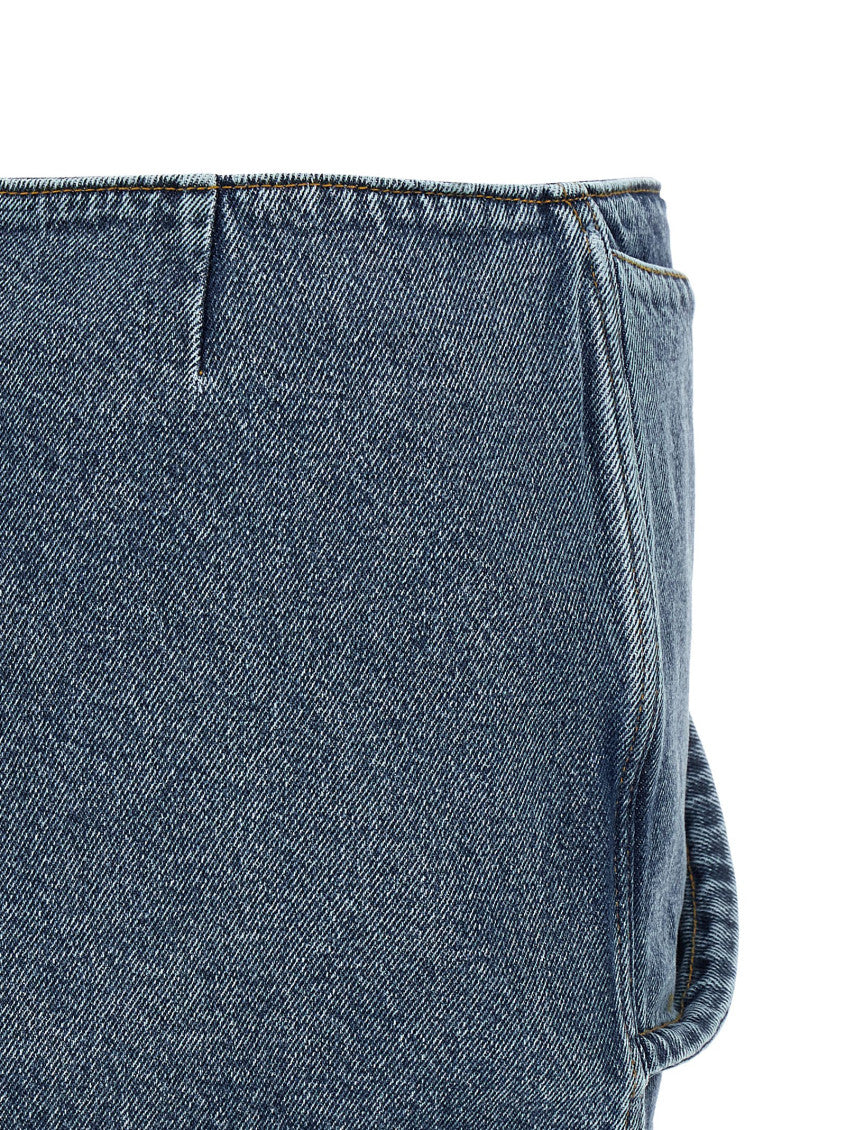 Blue 'Denim 12 Skirt' Skirt 4
