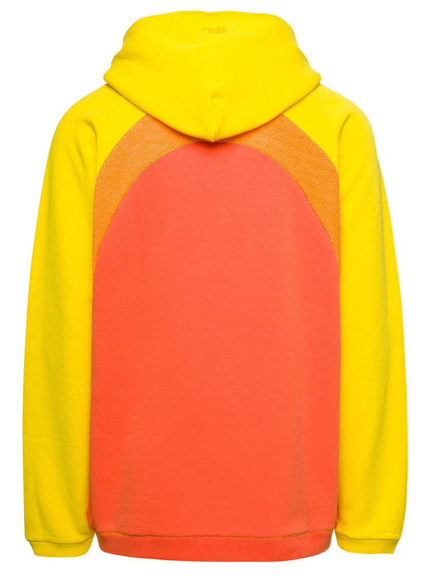 Orange Knit Hoodie 2