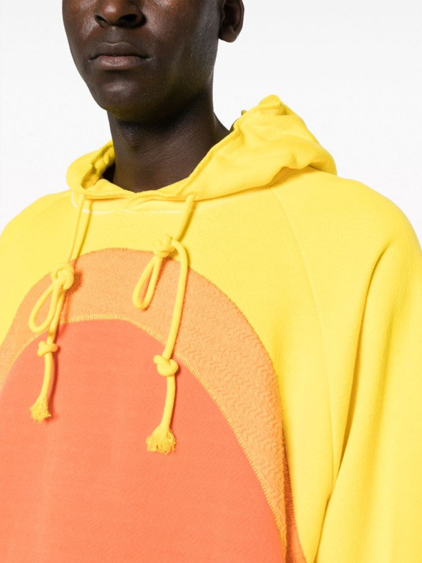 Orange Knit Hoodie 4
