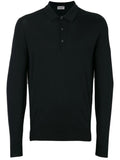 Black Knit Jumper Polo 1