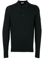 Black Knit Jumper Polo 1