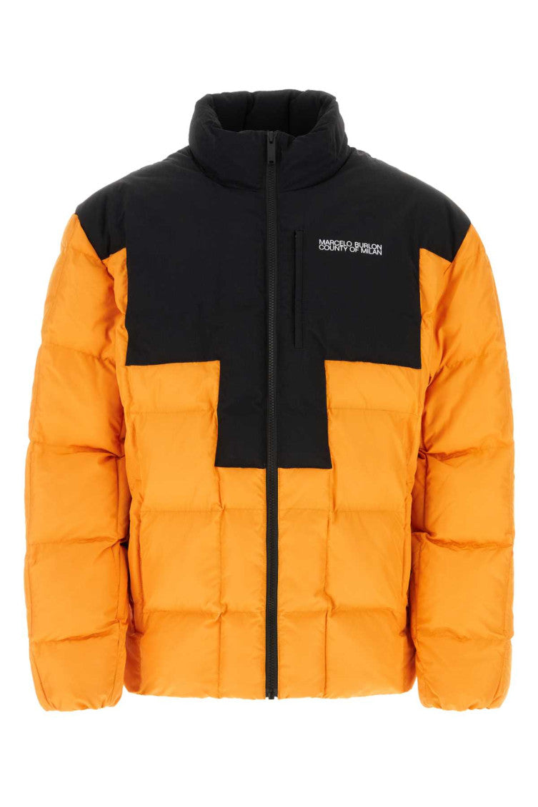 Orange/Black Logo Print Jacket 1