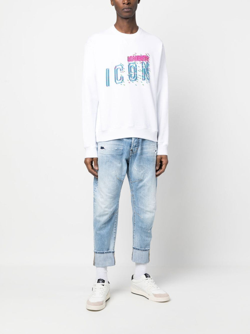 White Logo Sweatshirt 2