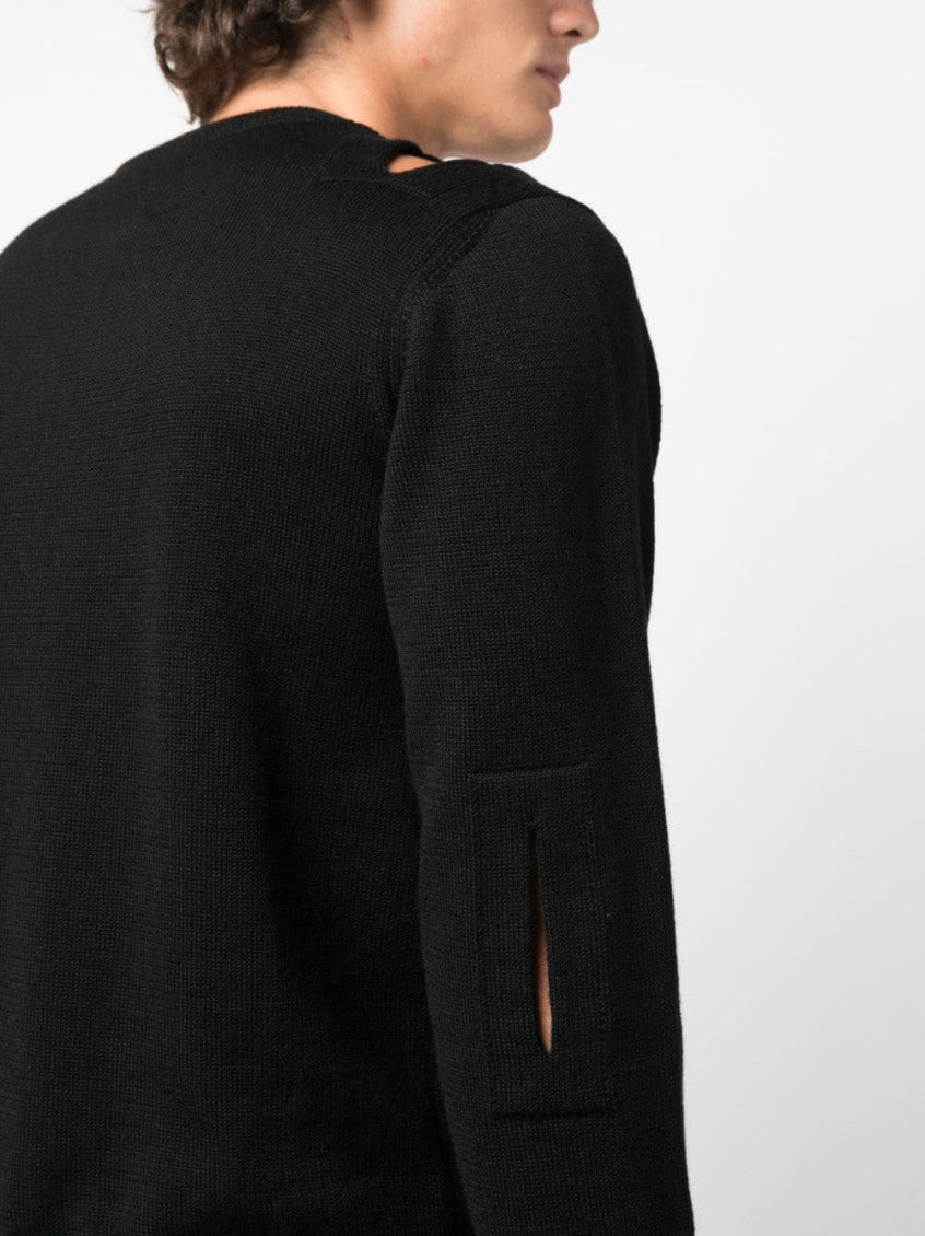 Black Logo Knit Sweater 4