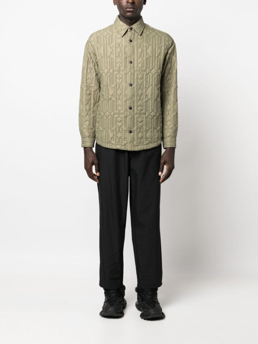 Khaki Textured Shirt 5