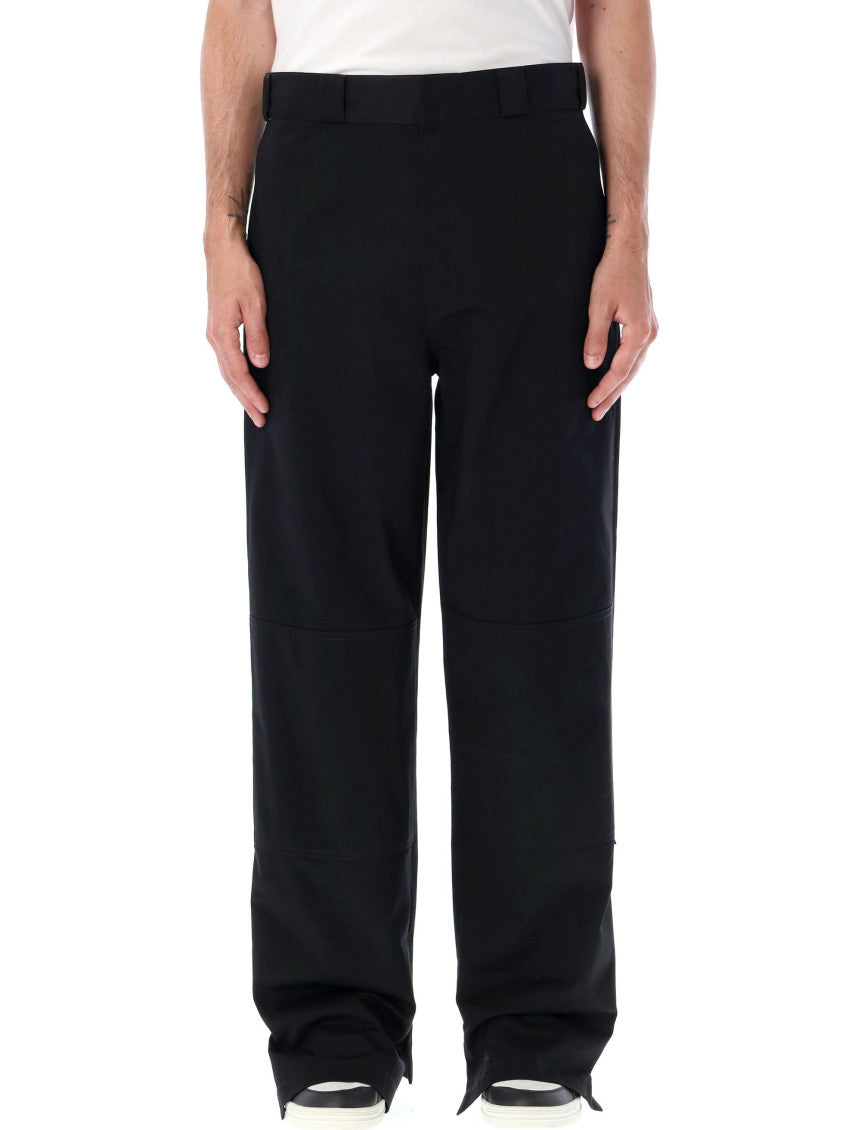 Black Sartorial Waist Pants 1