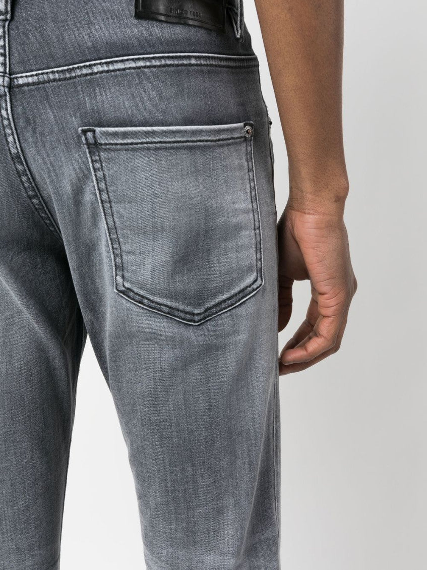 Light Grey Slim Fit Jeans 3