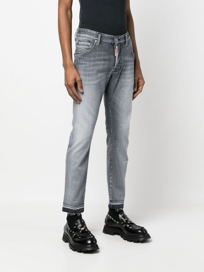 Light Grey Slim Fit Jeans 6