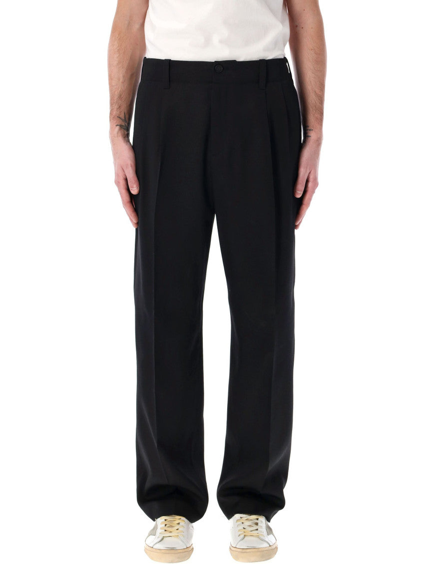 Black Pleated Pant 1