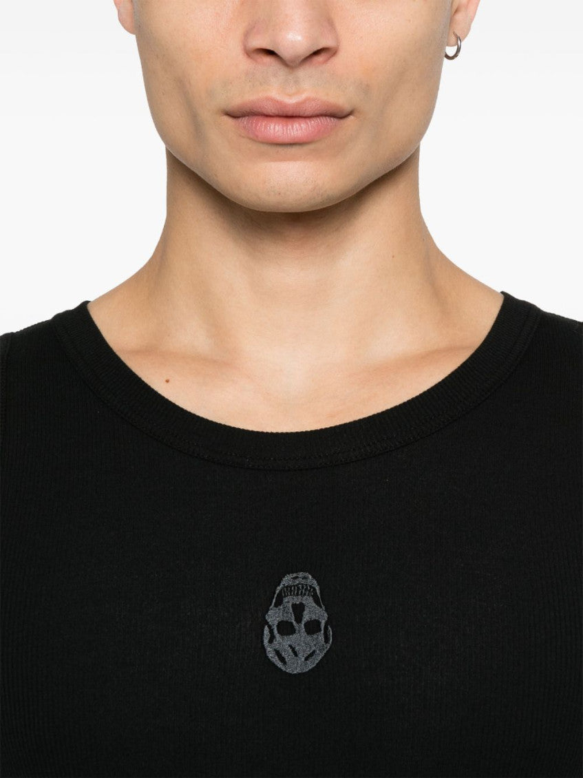 Black Crewneck Tank Top 2