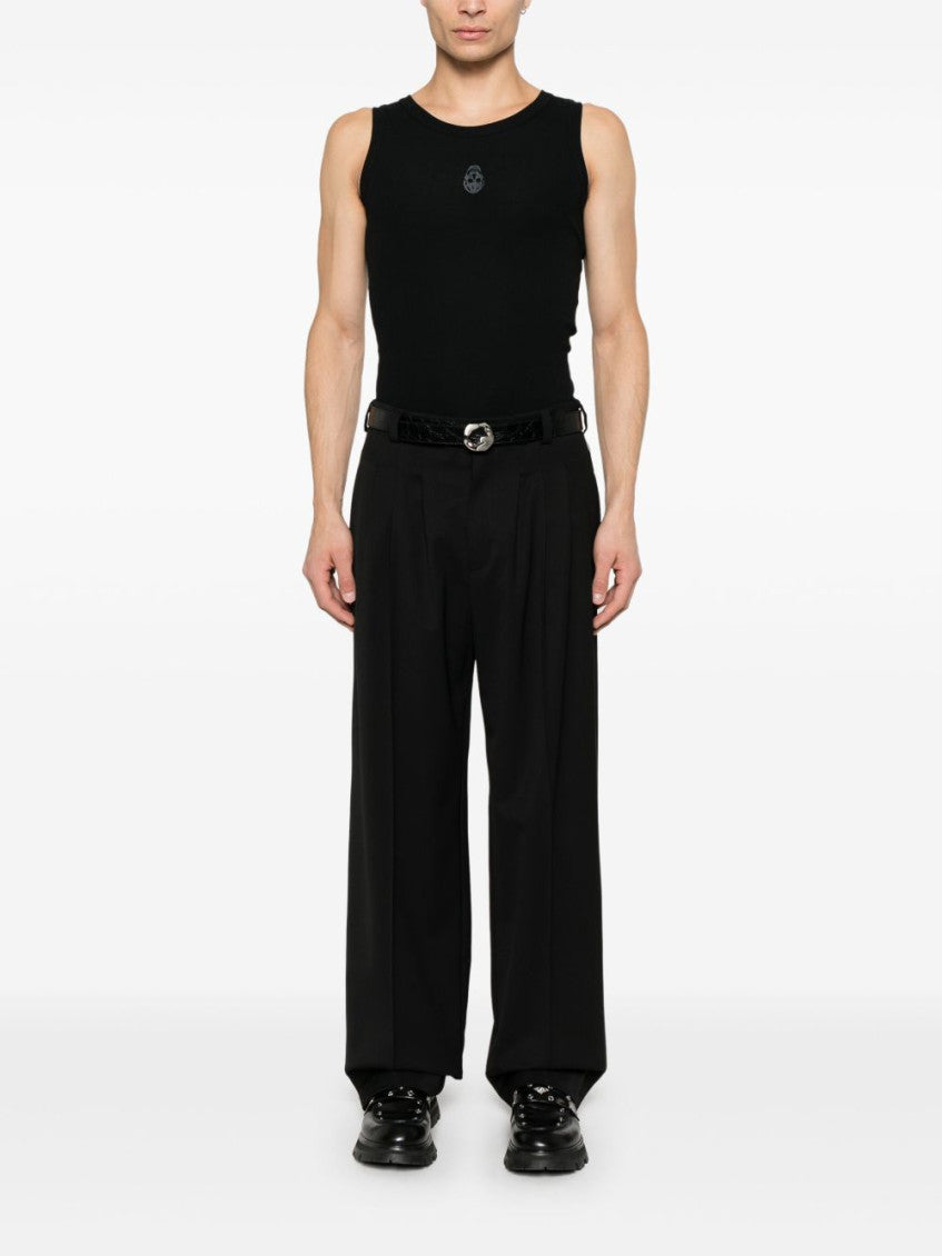 Black Crewneck Tank Top 4