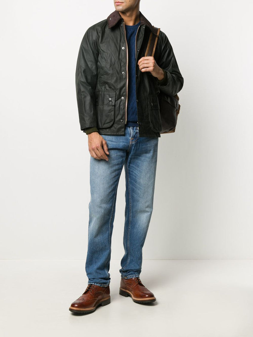 Dark Green Multiple-pocket Jacket 4