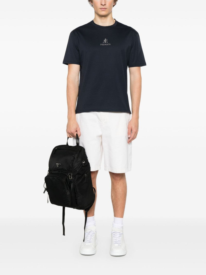 Navy Blue Logo T-Shirt 2