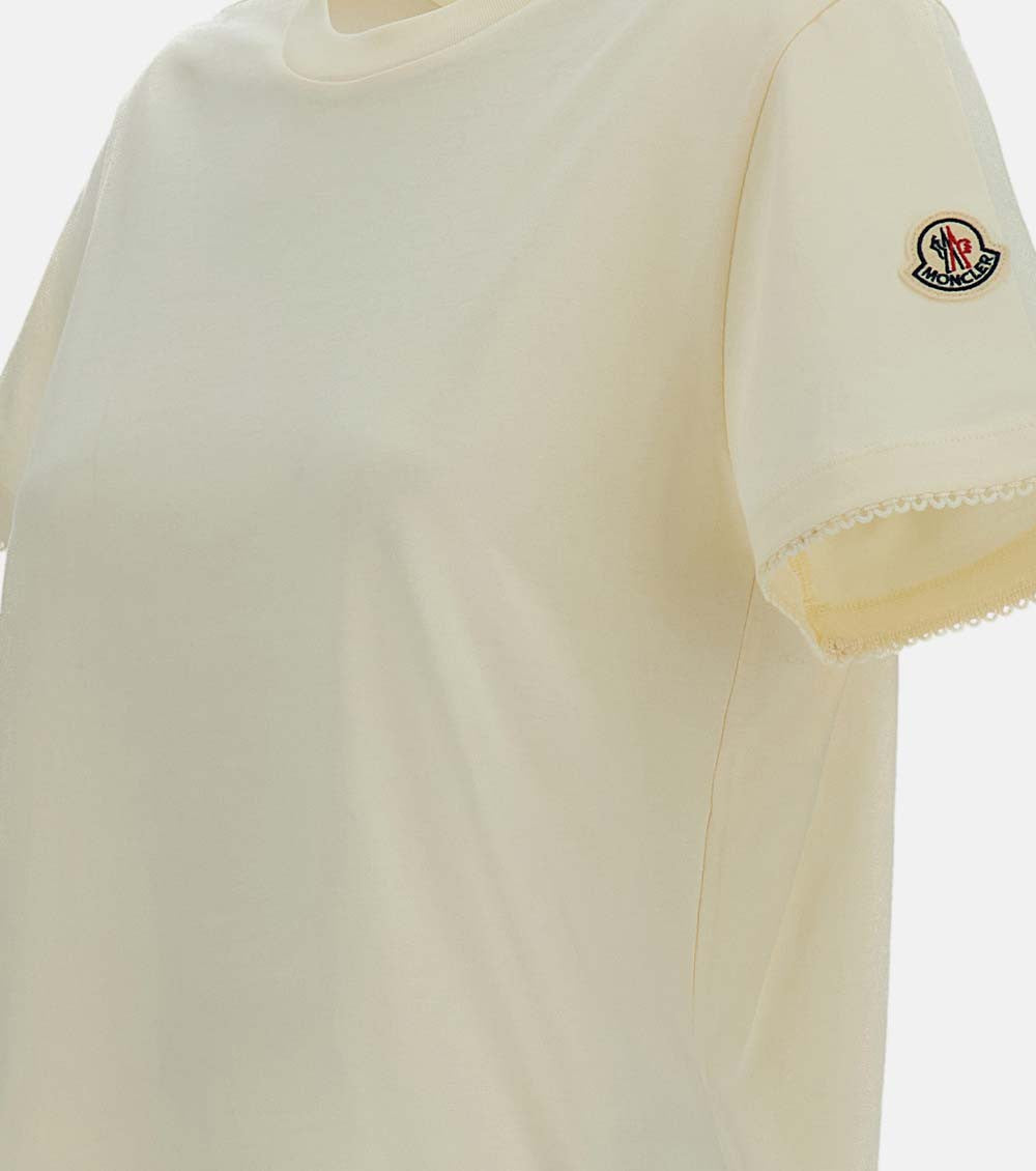 White Crew Neck T-Shirt 3