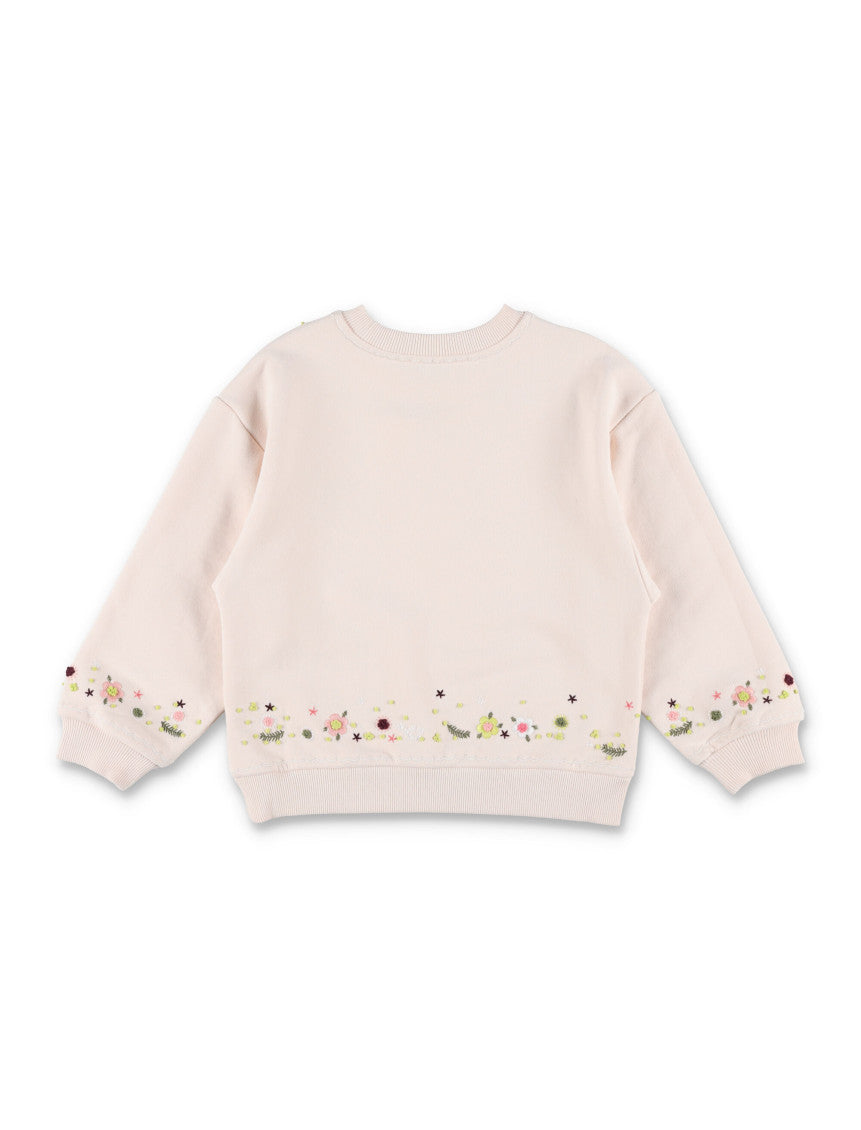 Kids Pink Floral Sweatshirt 3