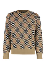 Beige Crew Neck Sweater 1