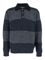 Grey Shirt Collar Sweater 1