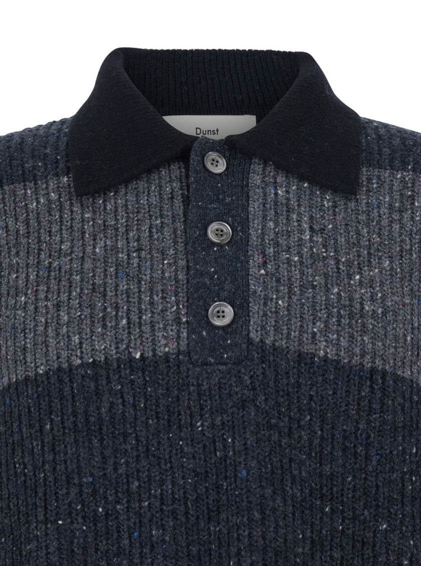 Grey Shirt Collar Sweater 3