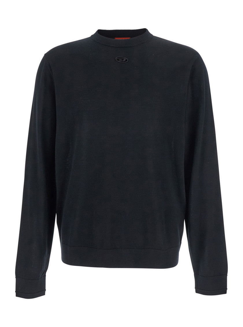 Black Crew Neck Sweater 1