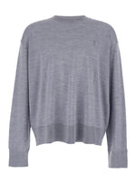 Grey Crew Neck Sweater 1