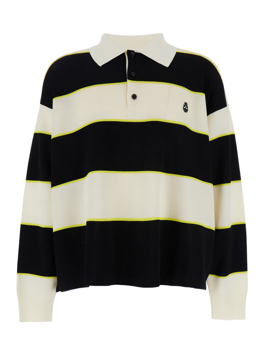 Black Stripes Logo Sweater 1