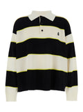 Black Stripes Logo Sweater 1