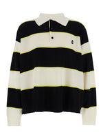 Black Stripes Logo Sweater 1