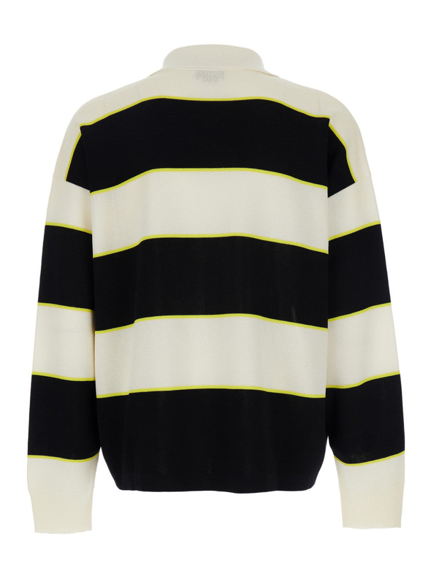 Black Stripes Logo Sweater 2