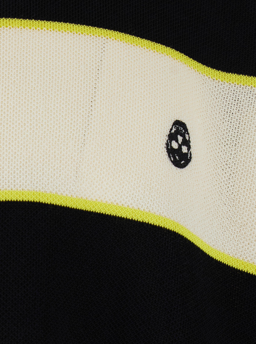 Black Stripes Logo Sweater 3