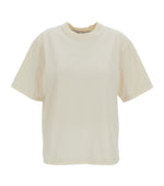 White Solid Crew Neck T-Shirt 1