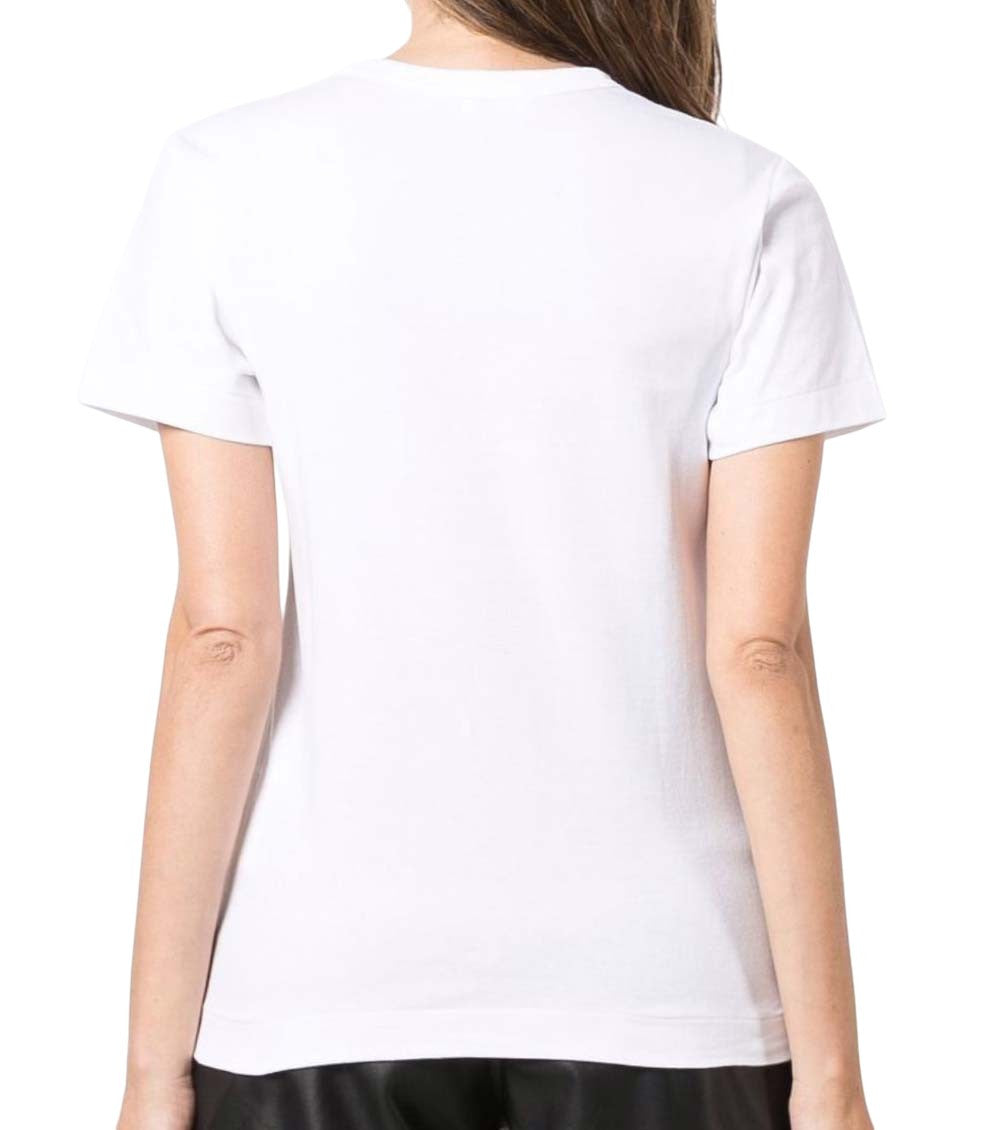 White Logo Crew Neck T-Shirt 2