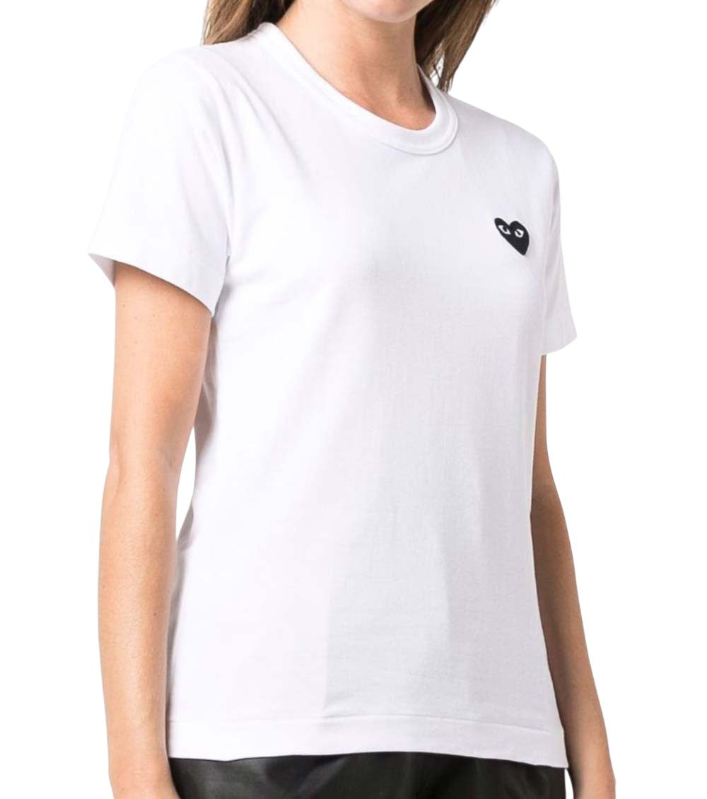 White Logo Crew Neck T-Shirt 3