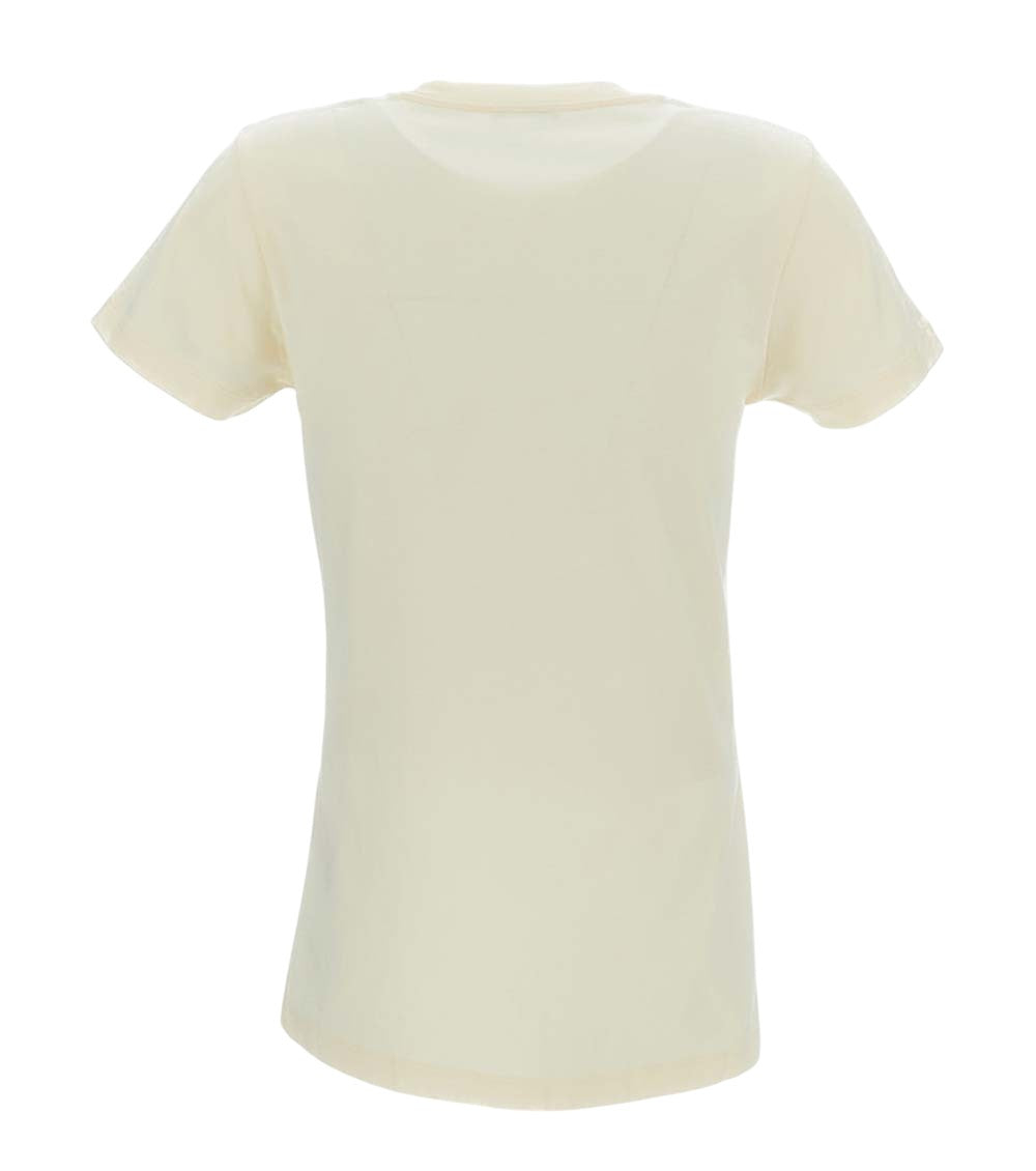 White Logo Crew Neck T-Shirt 2