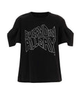 Black Graphic Crew Neck T-Shirt 1