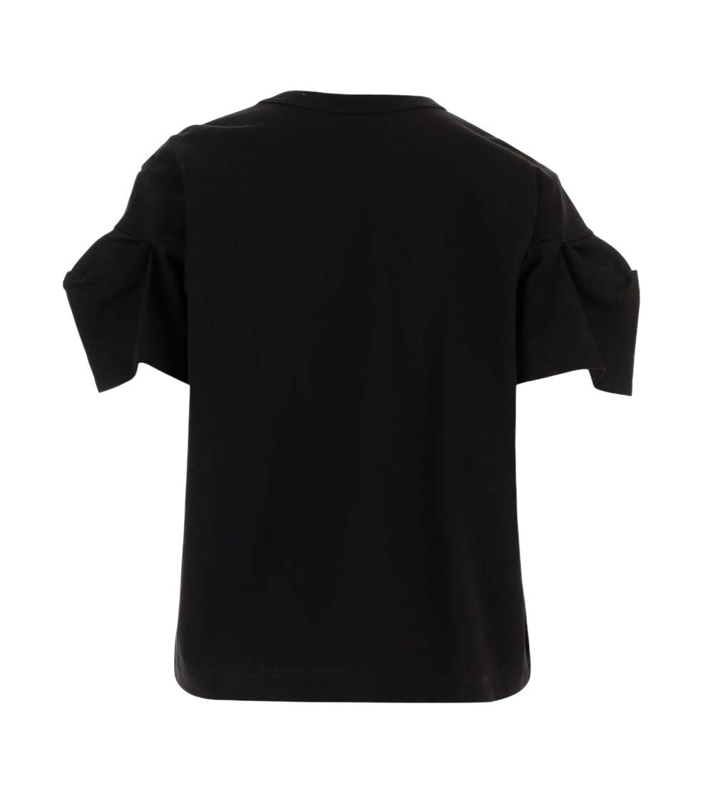 Black Graphic Crew Neck T-Shirt 2