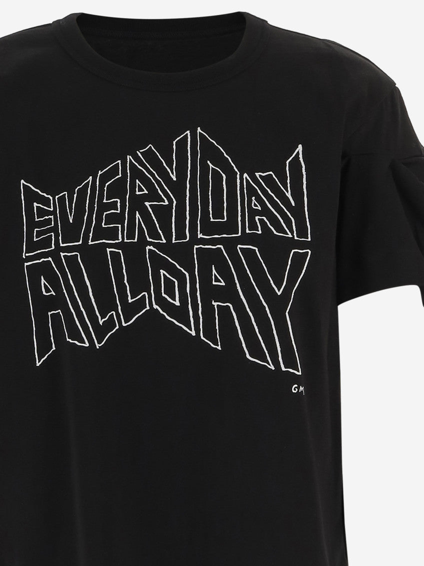 Black Graphic Crew Neck T-Shirt 3