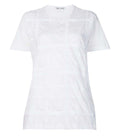 White Checks Crew Neck Top 1